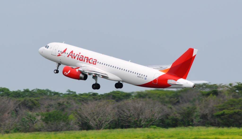 Avión Avianca Flota