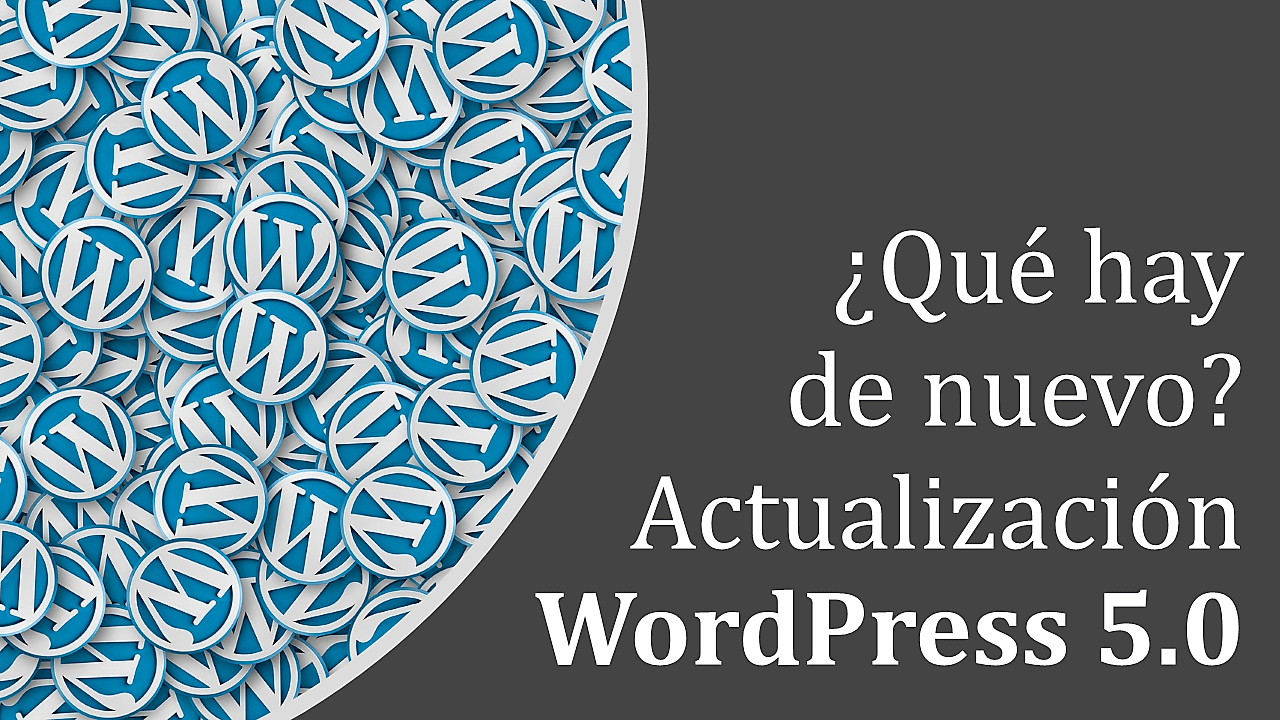 Actualización WordPress 5.0 ¿Qué hay de nuevo?